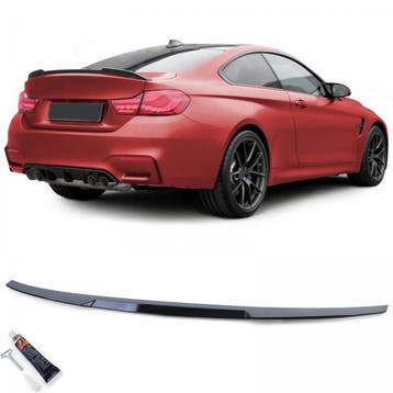 Spoiler BMW 4 Serie F32 CSL Look Glans Zwart, Ophalen of Verzenden, Nieuw