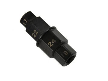 Voorwiel As Dop - 17 Tot 24 Mm -  As Inbus Zeskantdop Voor M, Ophalen of Verzenden, Nieuw