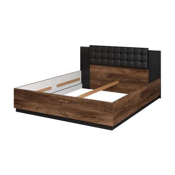 Houten Bed Siena - Bruin - Bedrame 160 x 200, Verzenden, Nieuw