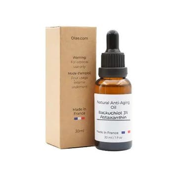 Anti-age olie 3% Bakuchiol - Squalaan - Astaxanthine -, Nieuw