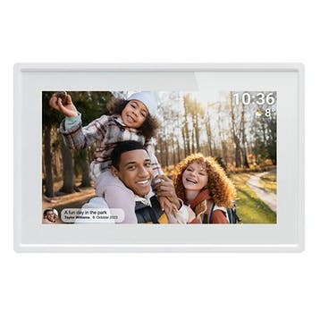 Digitale fotolijst | Denver (8 GB, 7 inch, Wit), Verzenden, Nieuw