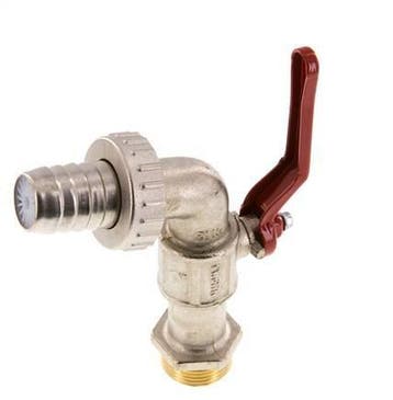 G 1 inch Messing 2-Way Wartelkraan Kogelkraan, Verzenden, Nieuw