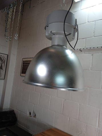 Plafondlamp - Aluminium, Staal - Industriële hanglamp voor