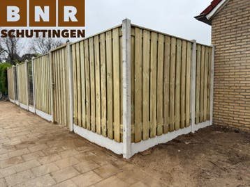 Hout Beton Schuttingen va €109 incl. montage, Tuin en Terras, Schuttingen, Nieuw