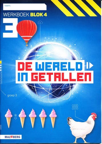 De wereld in Getallen versie 5 Werkboek blok 4 groep 3 (per, Verzenden, Nieuw