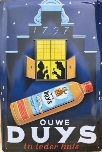 Ouwe Duys reclamebord, Verzamelen, Merken en Reclamevoorwerpen, Ophalen of Verzenden, Nieuw