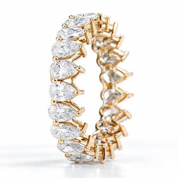 Zonder minimumprijs - Ring - 14 karaat Geel goud - 3.35ct., Nieuw