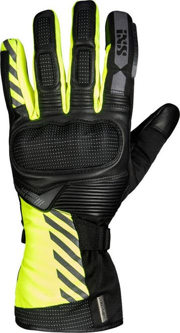 IXS Glasgow-ST 2.0 Zwart Geel Handschoenen, Nieuw met kaartje, IXS, Handschoenen, Heren