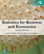 Statistics for Business and Economics, Global, 9781292227085, Verzenden, Zo goed als nieuw, HBO