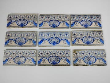 Antiek Tegel (9) - Delft, Plateelbakkerij - Delft - Antiek -, Antiek en Kunst