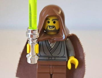 Lego Minifiguur - sw0057 - Star Wars - Jedi Knight (Bob), Nieuw
