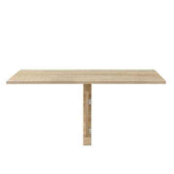 Tafel bureau opvouwbaar voor wandmontage 100x60x58 hout, Verzenden, Nieuw