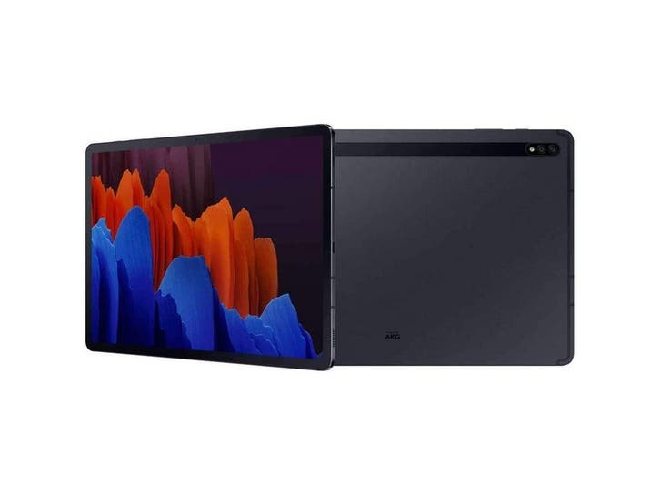 Samsung Galaxy Tab S7+ (12.4, 2020) - Zwart - 128 GB - WiFi, Computers en Software, Android Tablets, Zo goed als nieuw, Verzenden