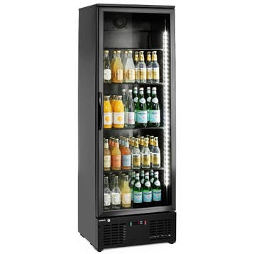 Drankenkoeling | 300L | Zwart | +2°C/+10°C | Statisch +, Verzenden, Nieuw in verpakking