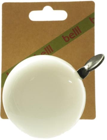 Belll Fietsbel Ding Dong 60 mm wit, Verzenden, Nieuw