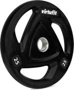 VirtuFit Olympische Rubberen Halterschijf - 25 kg, Sport en Fitness, Ophalen, Kunststof, Benen, Overige typen