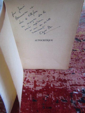 Signé ; Edgar Morin (1921-2026) - Autocritique. Signé - 1959, Antiek en Kunst
