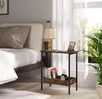 Bijzettafel met 2 Planken – Licht Eiken of Donker Eiken, Huis en Inrichting, Tafels | Sidetables, Verzenden, Nieuw