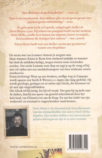Spoor / Lemmer / 2 9789400506329 Deon Meyer, Verzenden, Gelezen, Deon Meyer
