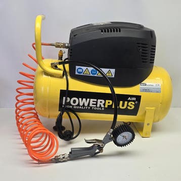 Powerplus POWX1730 Luchtcompressor 1100W | Nette Staat, Doe-het-zelf en Verbouw, Ophalen of Verzenden, Nieuw