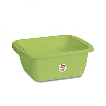 Stefanplast Wasbak Rechthoek 17L Groen, Caravans en Kamperen, Kampeeraccessoires, Ophalen of Verzenden, Nieuw