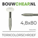 RVS Torxcolorschroef 4,8x80 tbv HPL en Trespa® (100 st), Verzenden, Nieuw