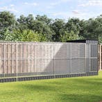 vidaXL Volière met verlengstuk 1244x203x216 cm staal, Verzenden, Nieuw