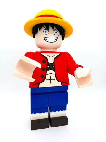 Lego Merchandise - Luffy lego oversize, Nieuw
