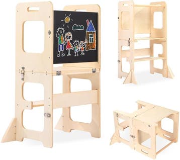 Keukenhulp voor Kinderen | 3-in-1 | 34% Korting, Ophalen of Verzenden, Nieuw, Overige typen