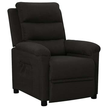 Fauteuil Zwart | 34% Korting | B-keuze, 75 tot 100 cm, Ophalen of Verzenden, Zo goed als nieuw, Modern