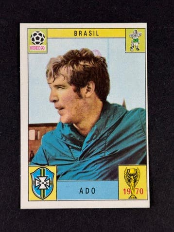 1970 Panini Mexico 70 World Cup, - Brasil: Ado - 1 Card -, Nieuw