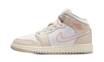 Jordan 1 Mid SE Sand Drift White Madder Root (GS), Kleding | Heren, Nieuw