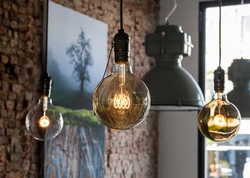Bailey Spiraled Leslie G125 LED Filament Globe 3.2W Goud -, Verzenden, Nieuw, Overige typen
