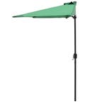 Parasol halfrond voor balkons of terrassen 300x150x230 groen, Tuin en Terras, Verzenden, Nieuw