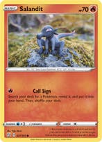 Salandit 027/163 Battle Styles, Ophalen of Verzenden, Nieuw, Losse kaart, Foil