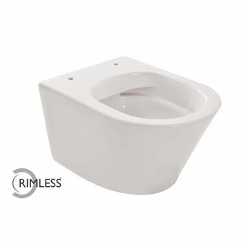 Wandcloset Vesta Junior Diepspoel Rimfree Wit (Zonder, Huis en Inrichting, Ophalen of Verzenden, Nieuw