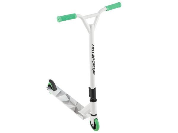 Veiling - Stuntstep Futuristisch in Wit Groen, Fietsen en Brommers, Steps