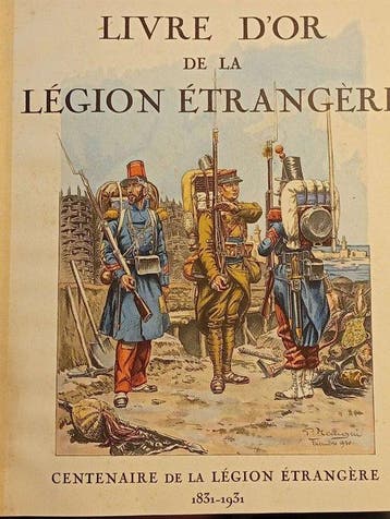 Centenaire de la Légion Étrangère - Livre dor de la Légion
