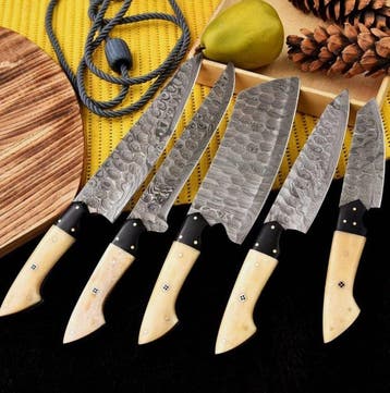 Keukenmes - Kitchen knife set - Staal - Noord Amerika -