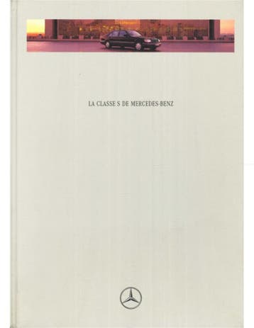 1995 MERCEDES BENZ S KLASSE BROCHURE FRANS, Boeken, Nieuw, Author