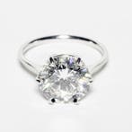Verlovingsring - 14 karaat Witgoud - 5.01ct. tw. Diamant