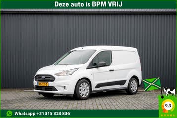 Ford Transit Connect **1.5 EcoBlue | Cruise | Airco |, Stof, Gebruikt, Wit, Ford