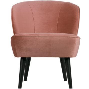 WOOOD Sara Fauteuil Oud Roze, Nieuw