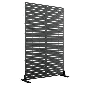 Scheidingswand Nodepp privacyscherm 180x120x40 cm antracietg, Verzenden, Nieuw