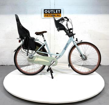 Gazelle Bloom inclusief kinderzitjes & gratis verzending!, Fietsen en Brommers, Fietsen | Dames | Damesfietsen, Verzenden, Gebruikt