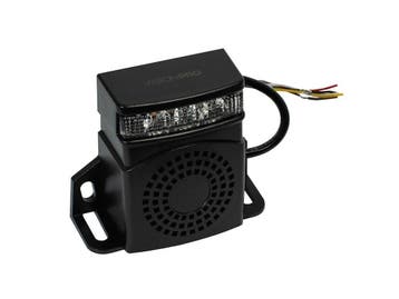 Achteruitrij alarm - Met ingebouwde LED flitser - 10-80V, Auto diversen, Ophalen of Verzenden