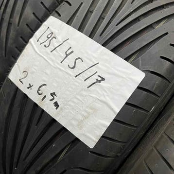 2 x Goodyear Eagle F1 195-45-17 Zomerbanden 6,5mm, Gebruikt, 17 inch, Ophalen of Verzenden, Band(en)
