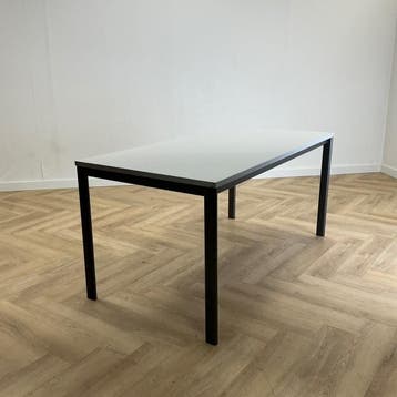 Ahrend kantinetafel 160x80 cm, atraciet - grijs, Ophalen of Verzenden, Gebruikt, Bureau