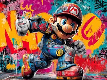 IPR Graph - Super Mario en Modo Ciberpunk, Nieuw