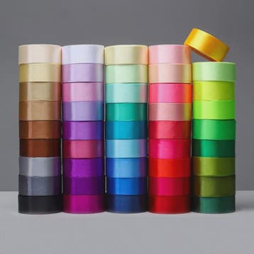 Satijnen Lint - 34 Kleuren & Diverse Breedtes (6-50mm) - Per, Verzenden, Nieuw